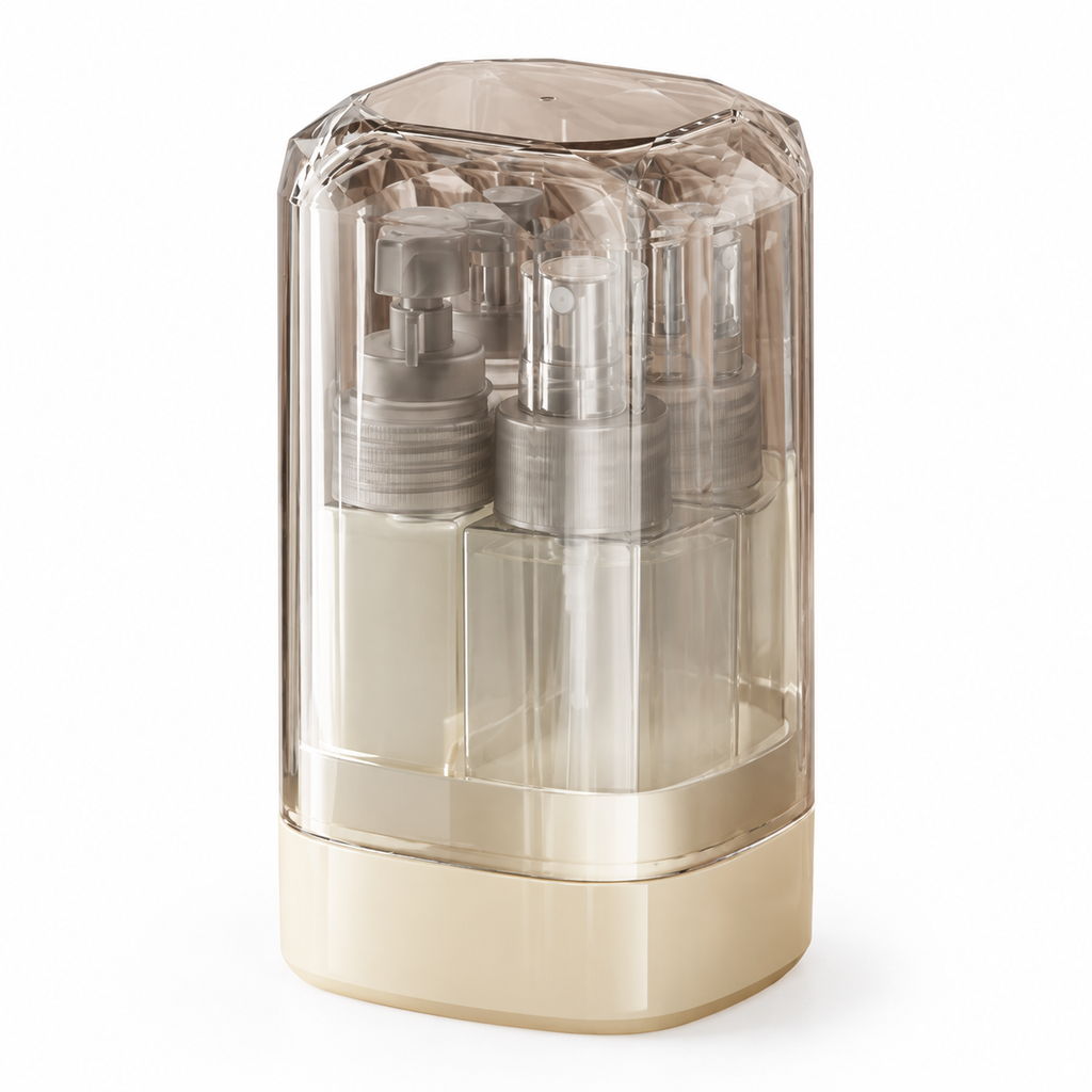 🧴 Travel Dispenser | Clear Plastic | Toiletries | Travelers | 4-in-1 Design