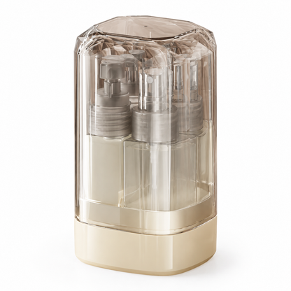 🧴 Travel Dispenser | Clear Plastic | Toiletries | Travelers | 4-in-1 Design