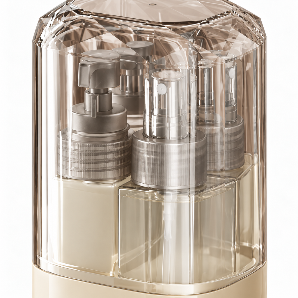 🧴 Travel Dispenser | Clear Plastic | Toiletries | Travelers | 4-in-1 Design