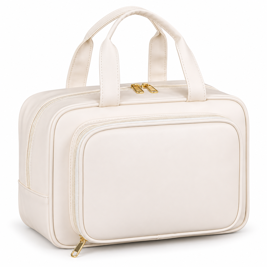 💄 Makeup Bag | PU Leather | Travel | Women | Elegant Carry