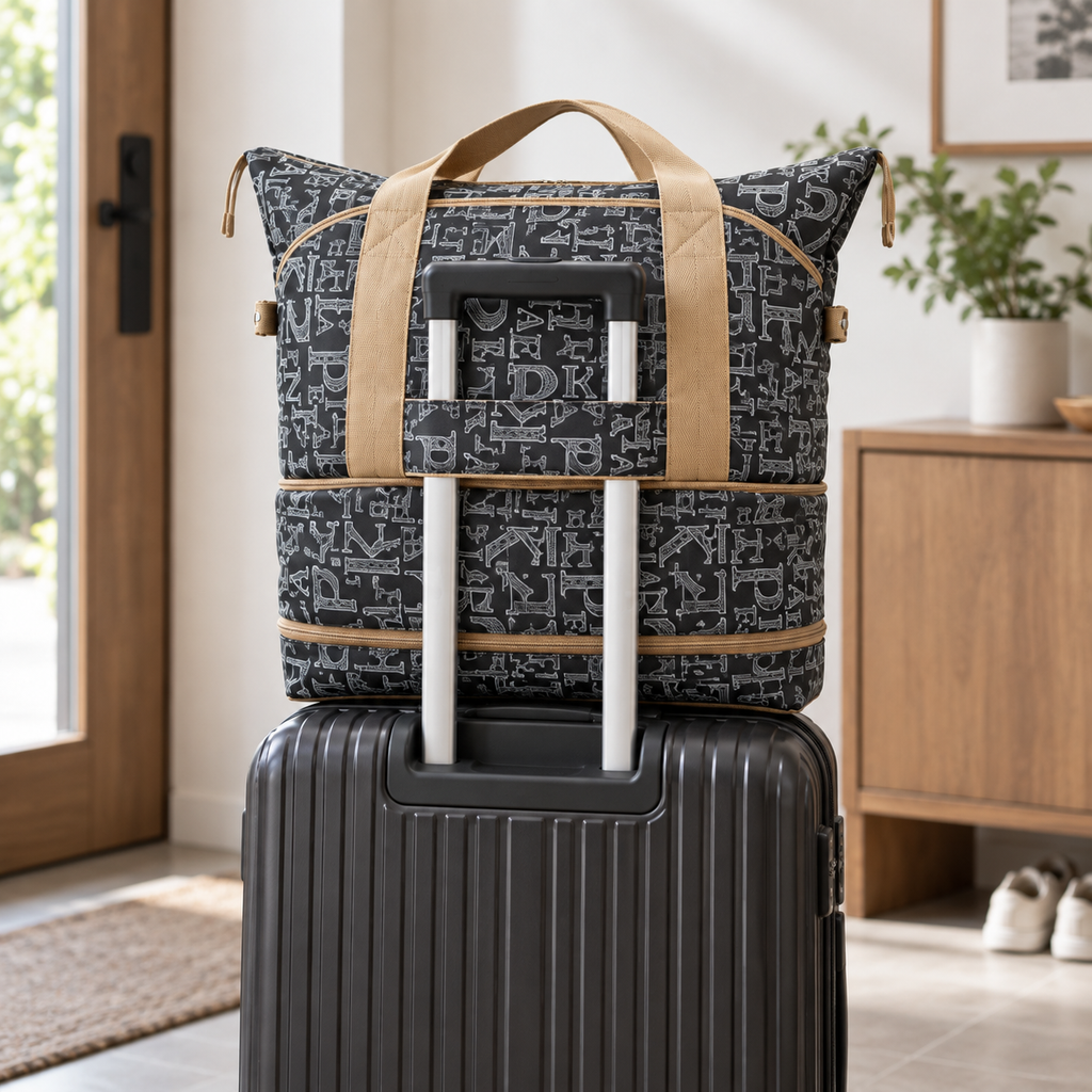 🧳 Travel-Ready | Lightweight Fabric | Trips | Travelers | Expandable Rolling Storage