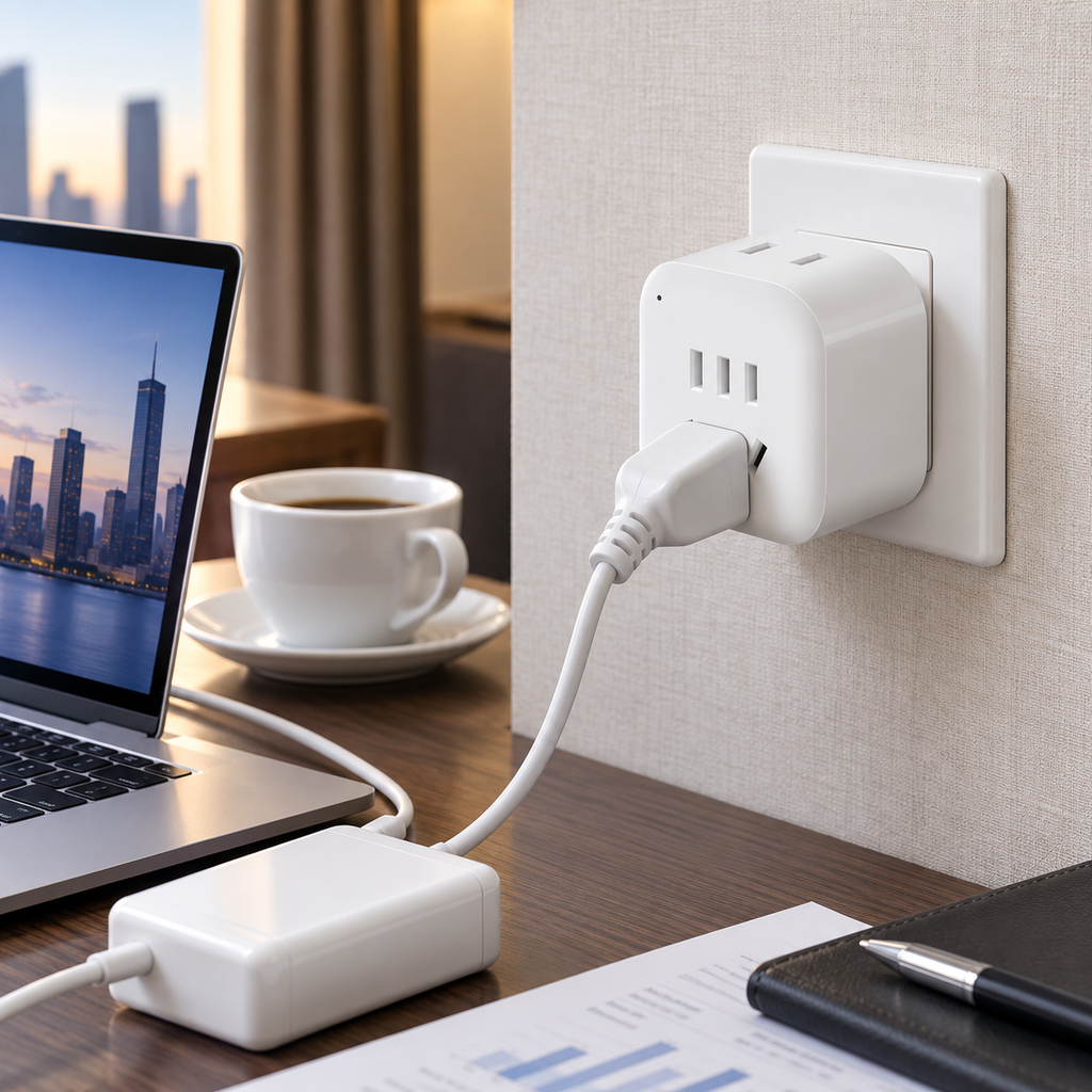 🔌 Travel Adapter | ABS | Trips | Travelers | Compact Universal Design