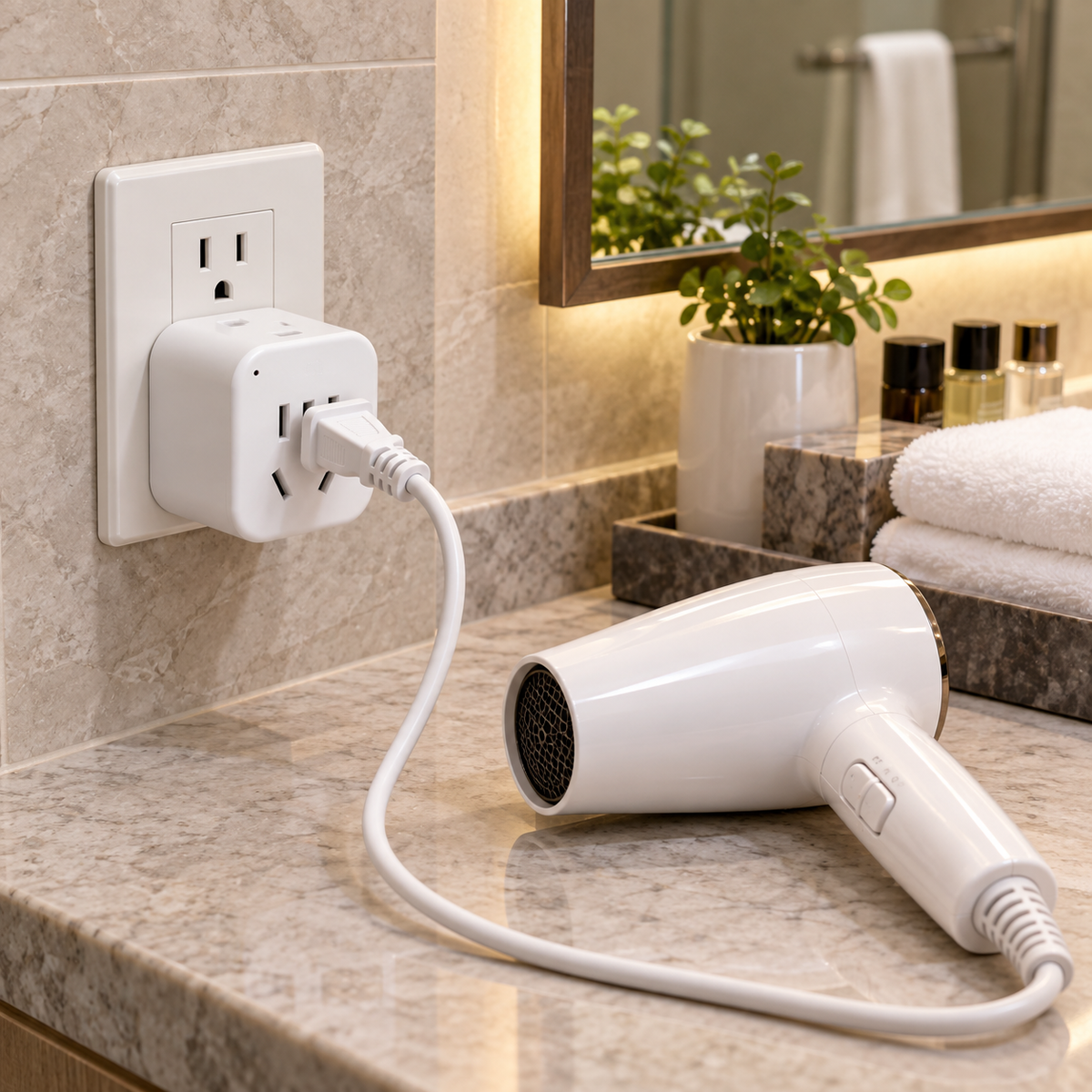 🔌 Travel Adapter | ABS | Trips | Travelers | Compact Universal Design
