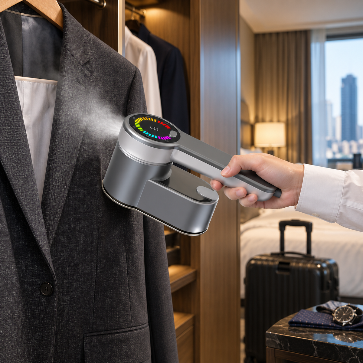 ⚡ Travel Steamer | Compact Build | Trips | Travelers | Digital Steam Control