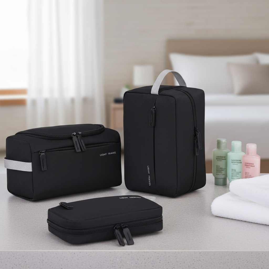 🧼 Toiletry Organizers | Oxford Fabric | Travel Packing | Frequent Travelers | 3-Piece Set