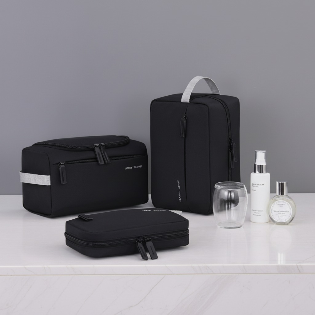 🧼 Toiletry Organizers | Oxford Fabric | Travel Packing | Frequent Travelers | 3-Piece Set