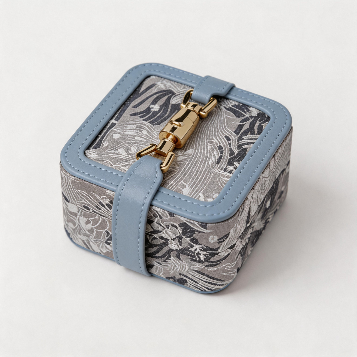 💎 Jewelry Organizer | Jacquard PU | Travel | Her | Compact Elegance