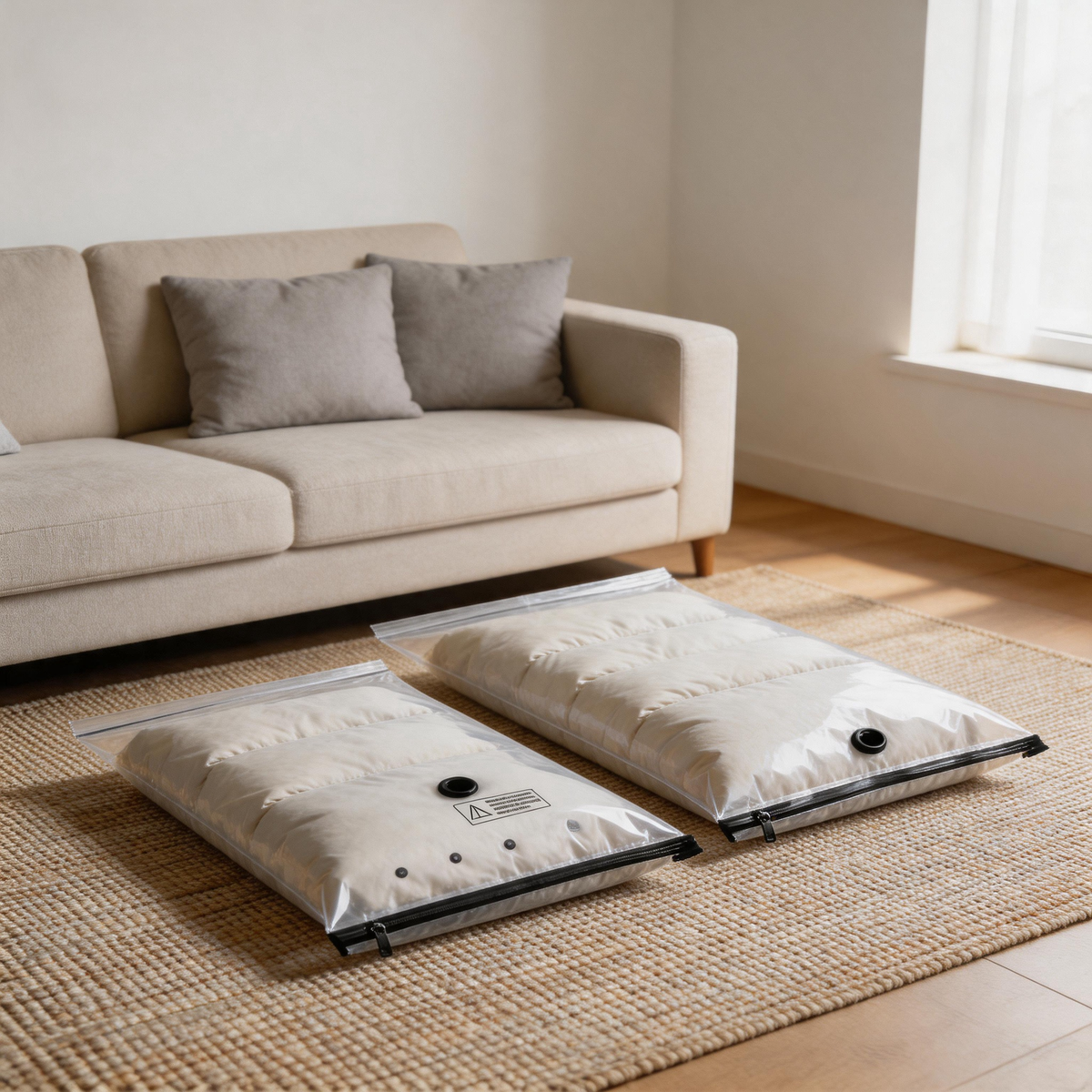 🧳 Vacuum Storage Bags | Clear Film | Travel | Travelers | Electric Pump