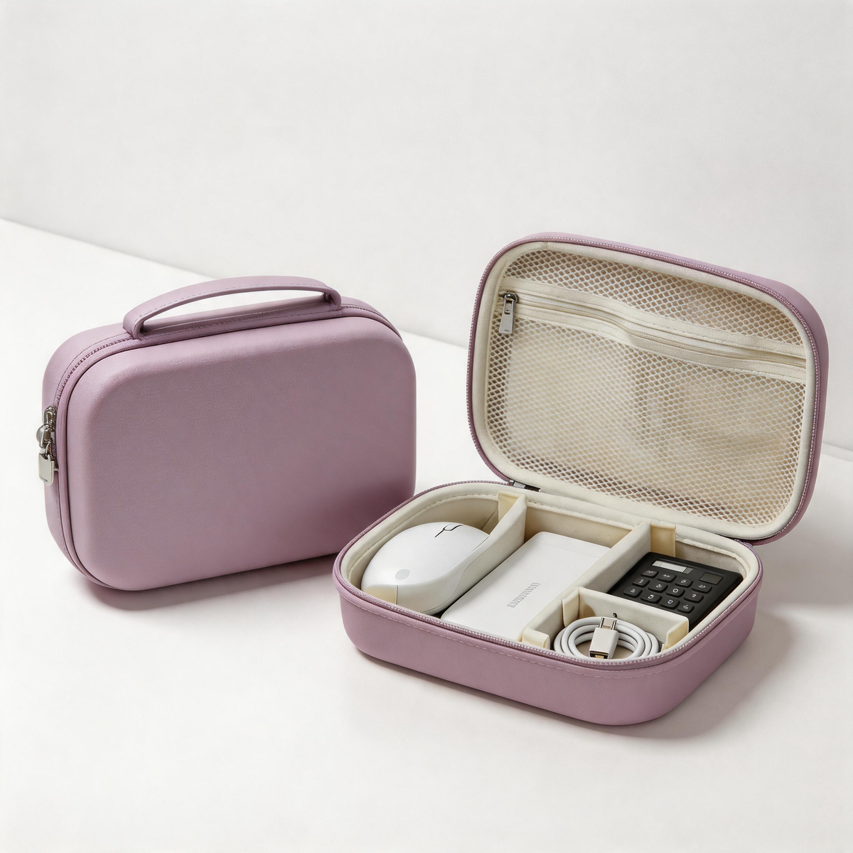 💻 Tech Organizer | Hard Shell | Travel | Professionals | Smart Compartments