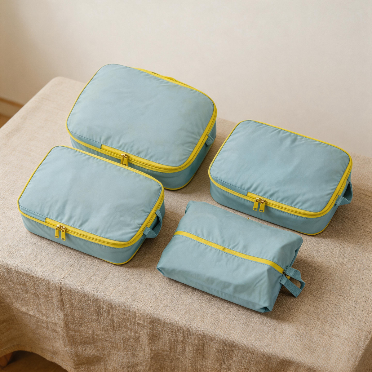 🧳 Packing Cubes | Lightweight Fabric | Travel | Travelers | 4-Piece Set