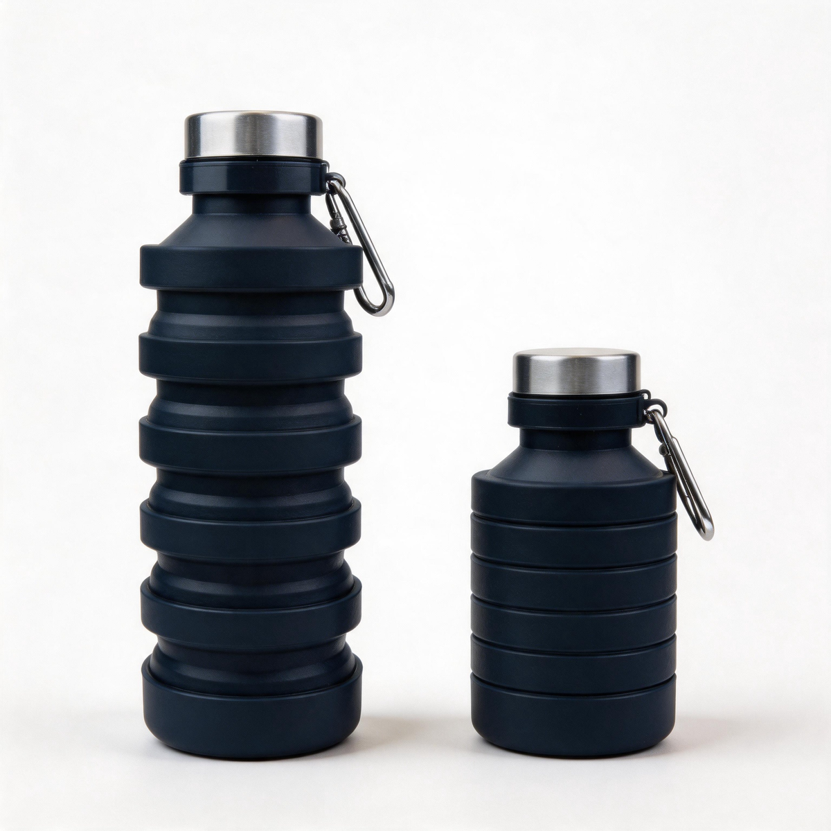 💧 Travel Hydration | Silicone | Trips | Travelers | Space-Saving Foldable Bottle