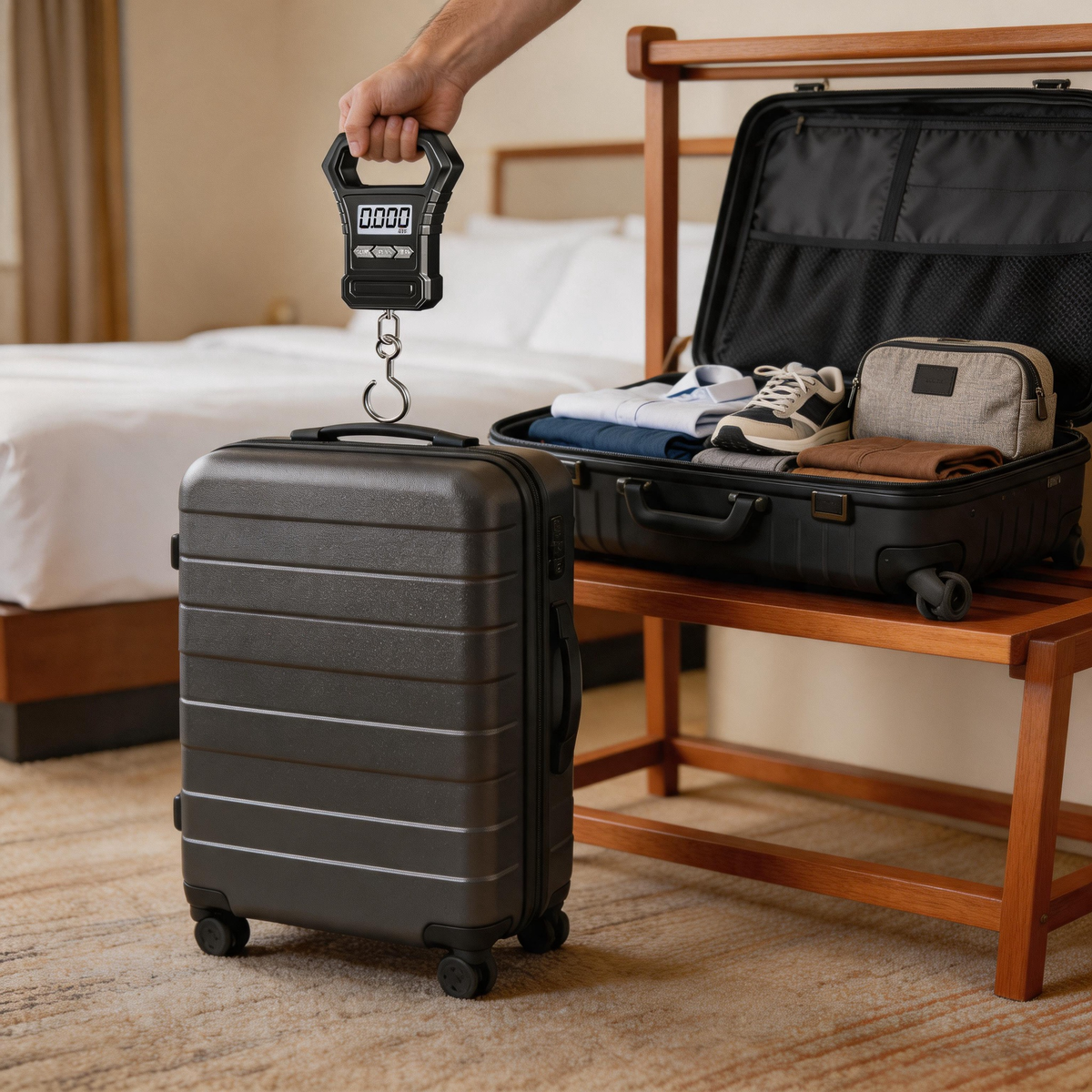 🧳 Travel Essential | ABS | Flights | Travelers | Digital Precision Display