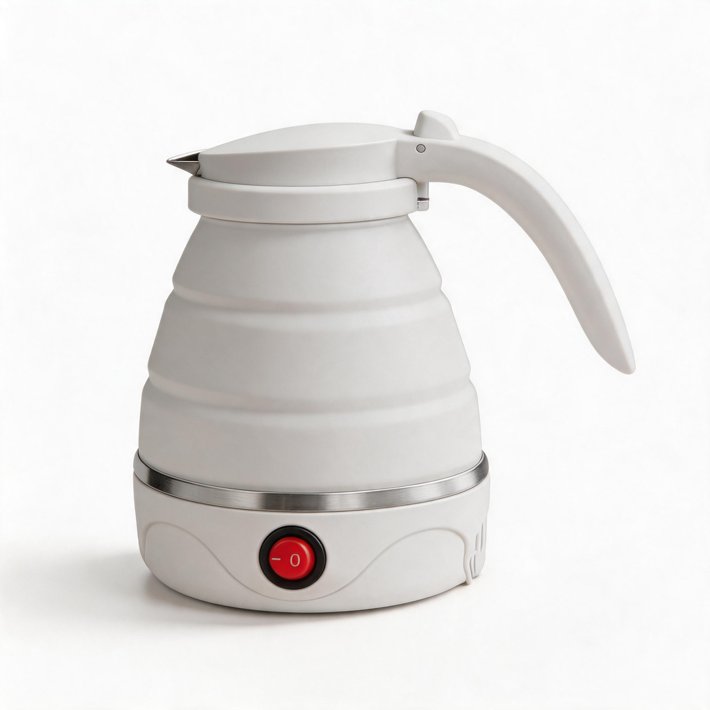 ☕ Travel Kettle | Silicone | Hotels & Trips | Travelers | Foldable Design