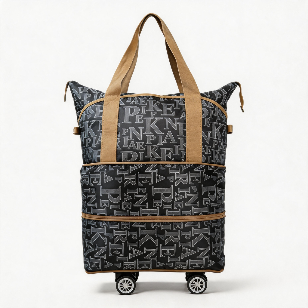 🧳 Travel-Ready | Lightweight Fabric | Trips | Travelers | Expandable Rolling Storage
