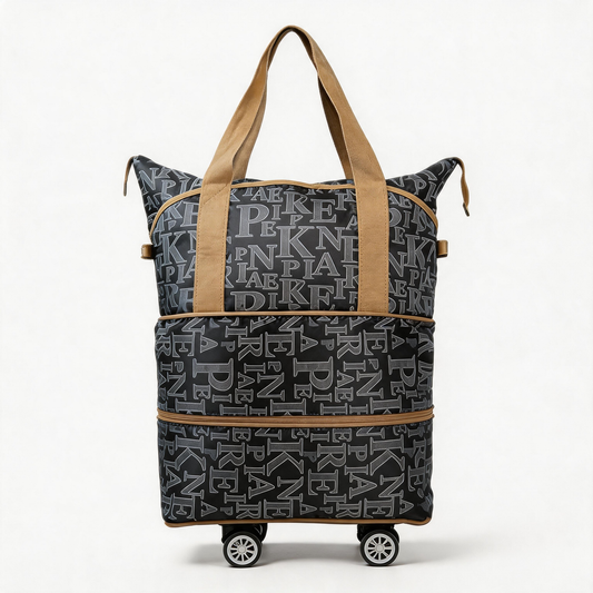 🧳 Travel-Ready | Lightweight Fabric | Trips | Travelers | Expandable Rolling Storage