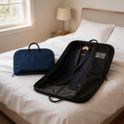 👔 Garment Bag | Durable Fabric | Business Travel | Professionals | Wrinkle-Smart Storage